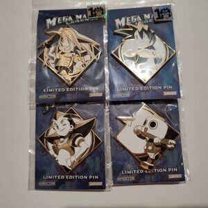 Mega Man Legends Enamel Pins Full Set Official Capcom Limited Edition Badges